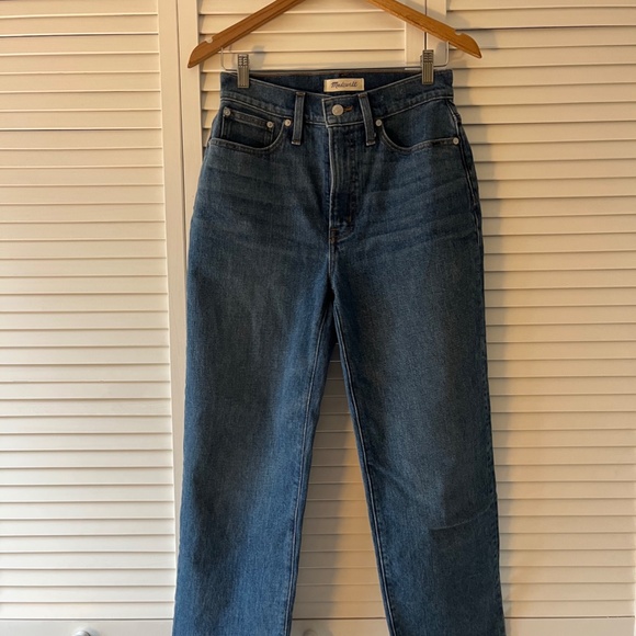 Madewell The Perfect Vintage Straight Jean in Mayfield Wash, size 26 - Picture 4 of 7